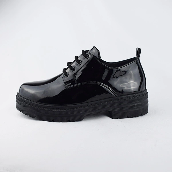 Chaussure pour femme 070 Noir verni ..........      sandale médicale femme confortable Maroc